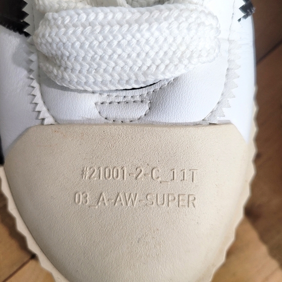 Adidas Originals Alexander Wang AW Skate Super Shoes F35295 White Black Size 12 - Picture 7 of 14